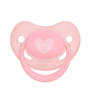 CANPOL BABIES Silicone Orthodontic Soother 0-6m PASTELOVE CAT.NO. 22/419 PINK
